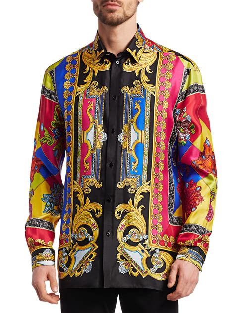 versace shirts for men.